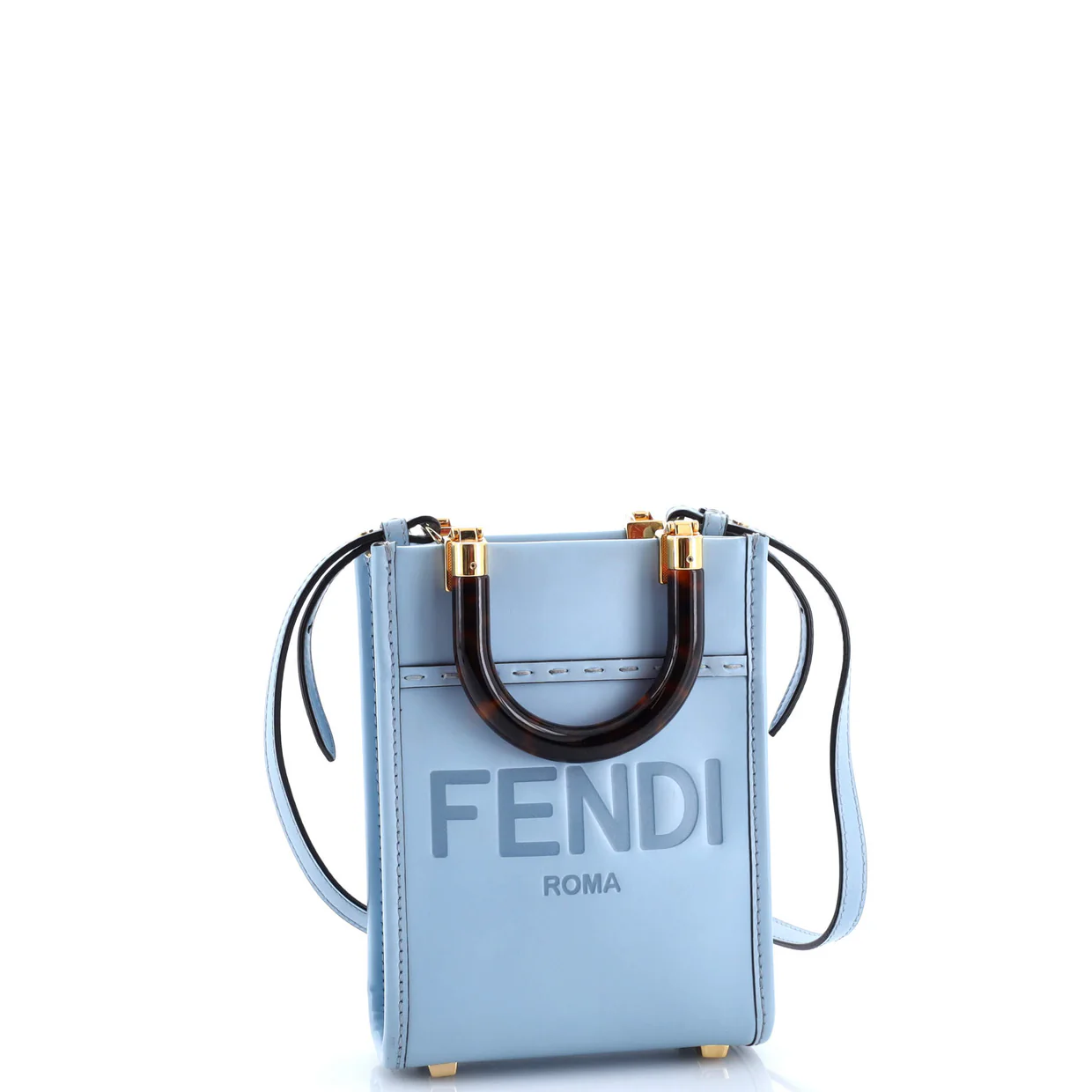 Sunshine Shopper Tote Leather Mini - Deep Luxury