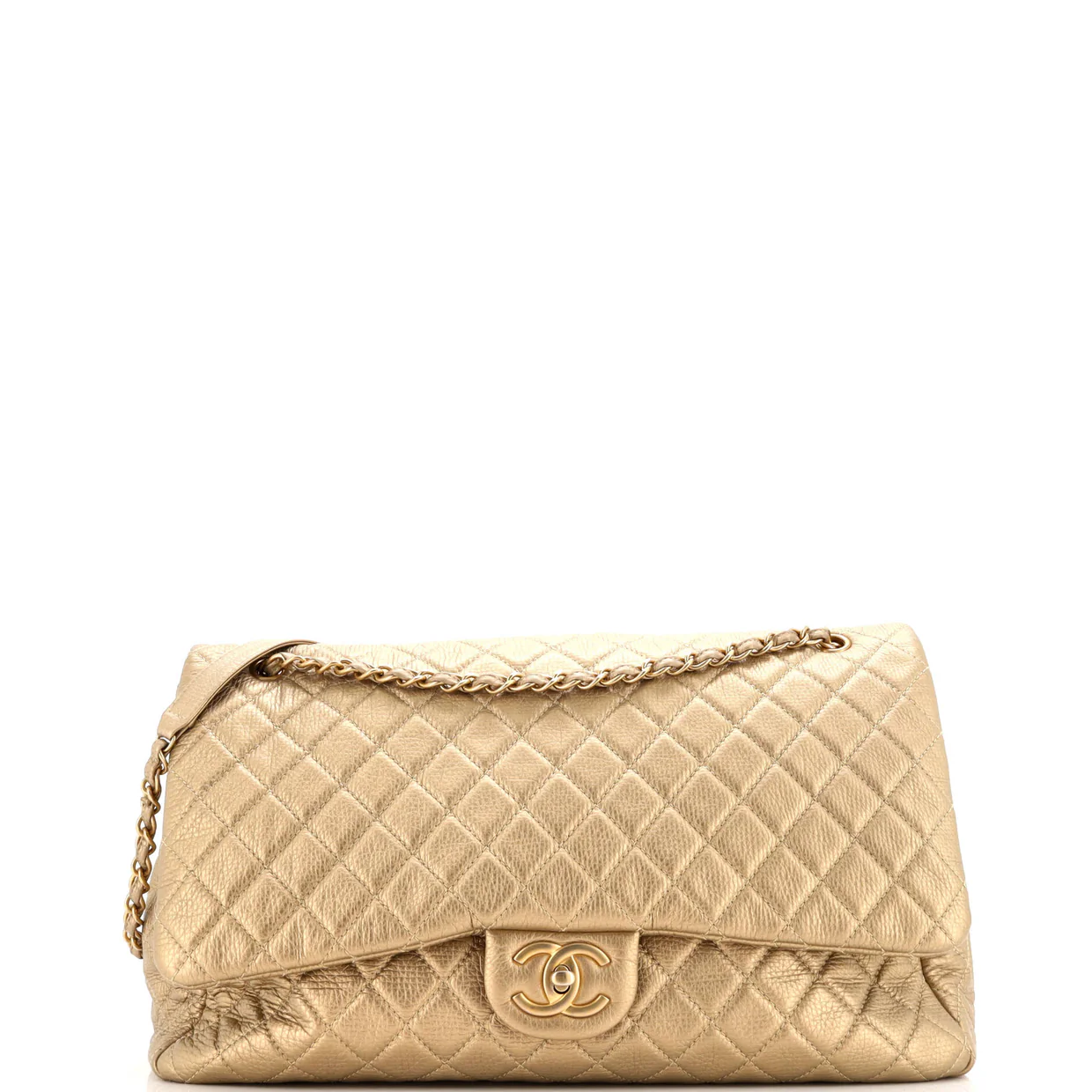Airlines CC Flap Bag Quilted Calfskin XXL - Deep Luxury