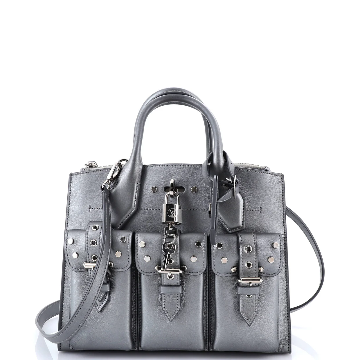 City Steamer Pockets Bag Leather PM - Deep Luxury