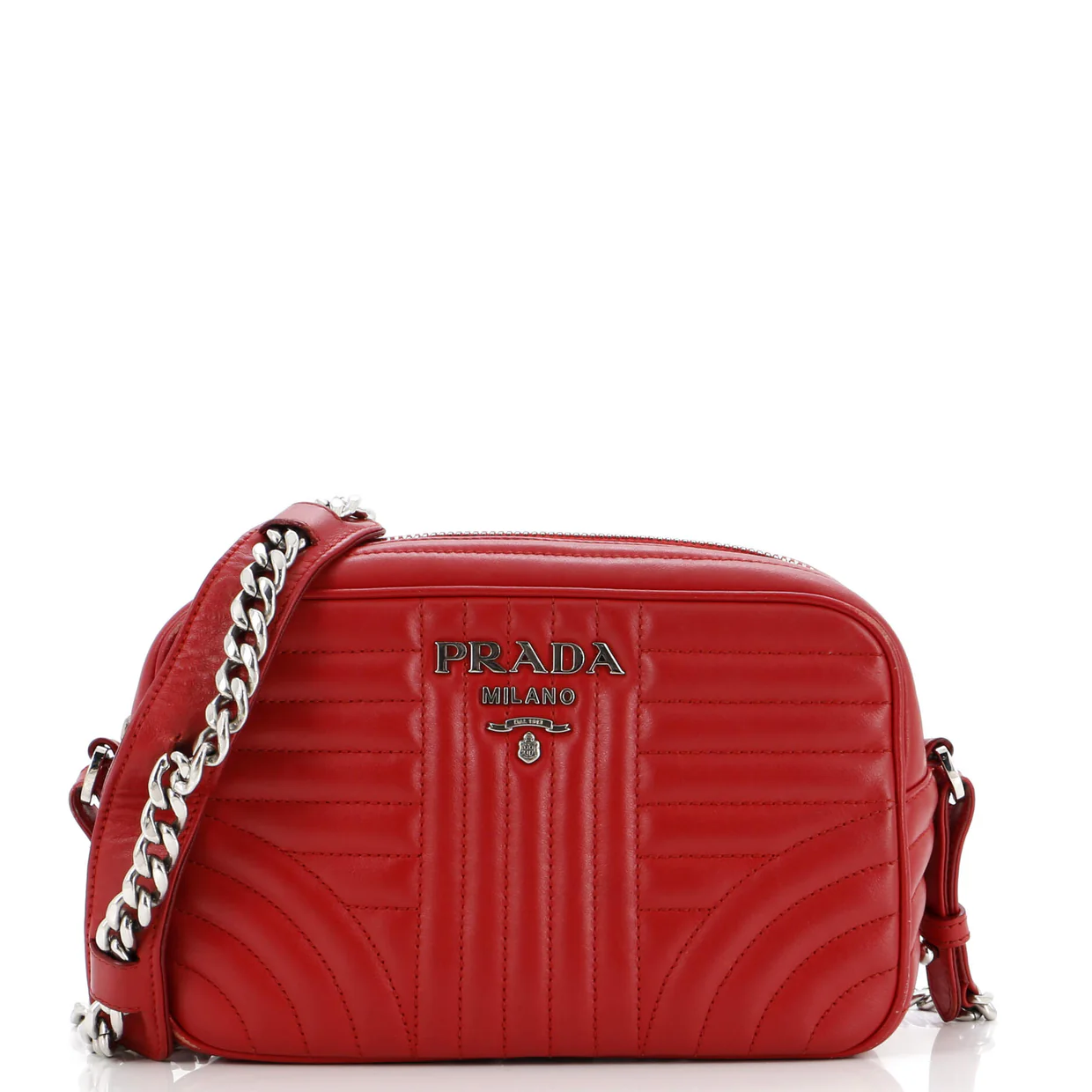 Camera Bag Diagramme Quilted Leather Small - Deep Luxury