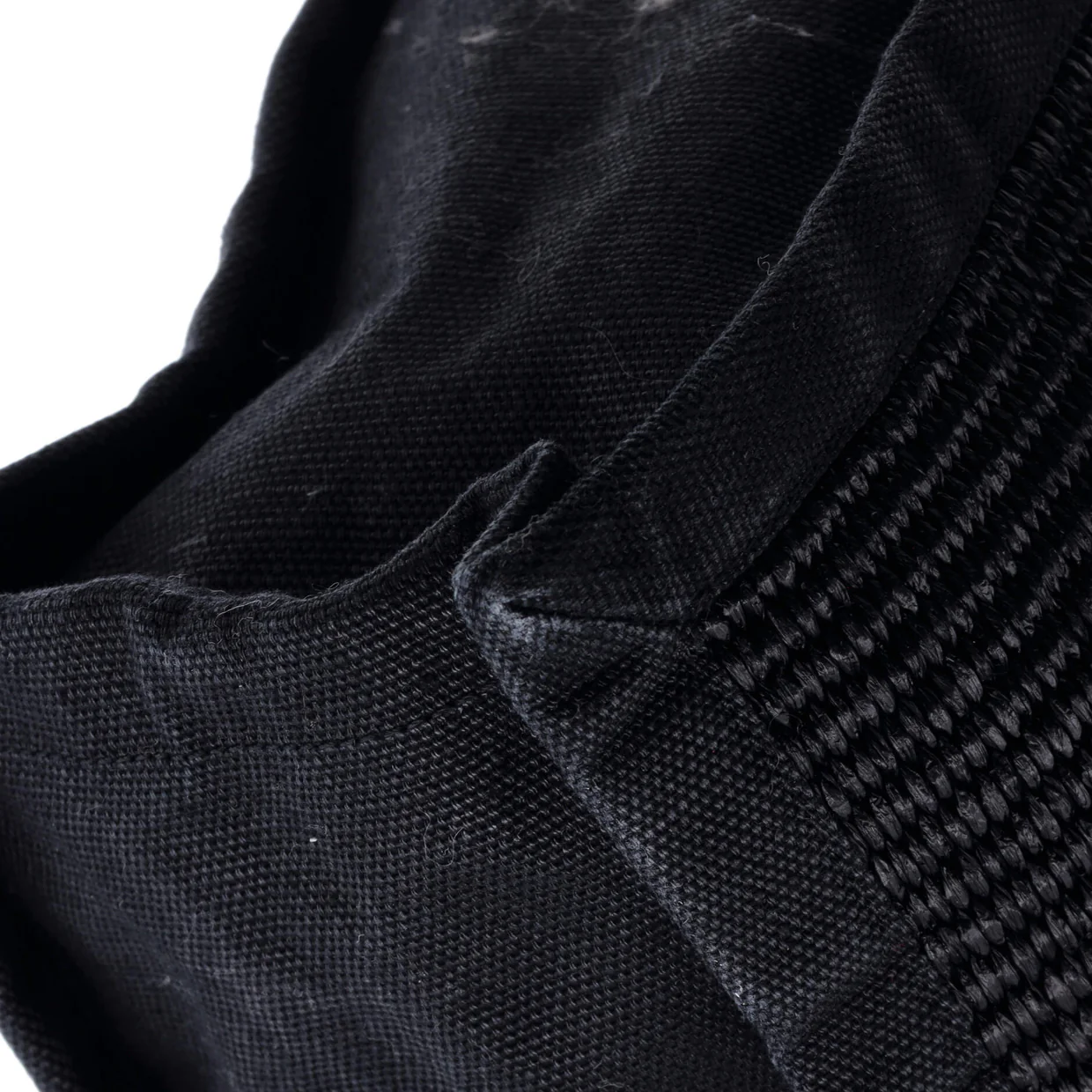 Rive Gauche Shopper Tote Raffia with Canvas Large - Deep Luxury