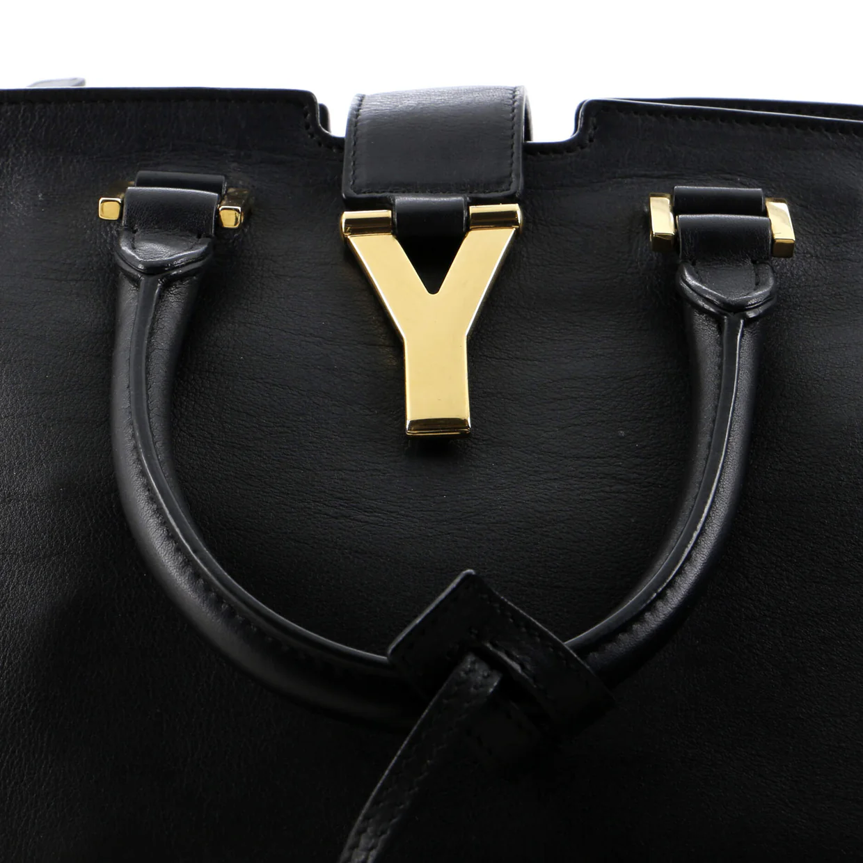 Classic Y Cabas Leather Small - Deep Luxury