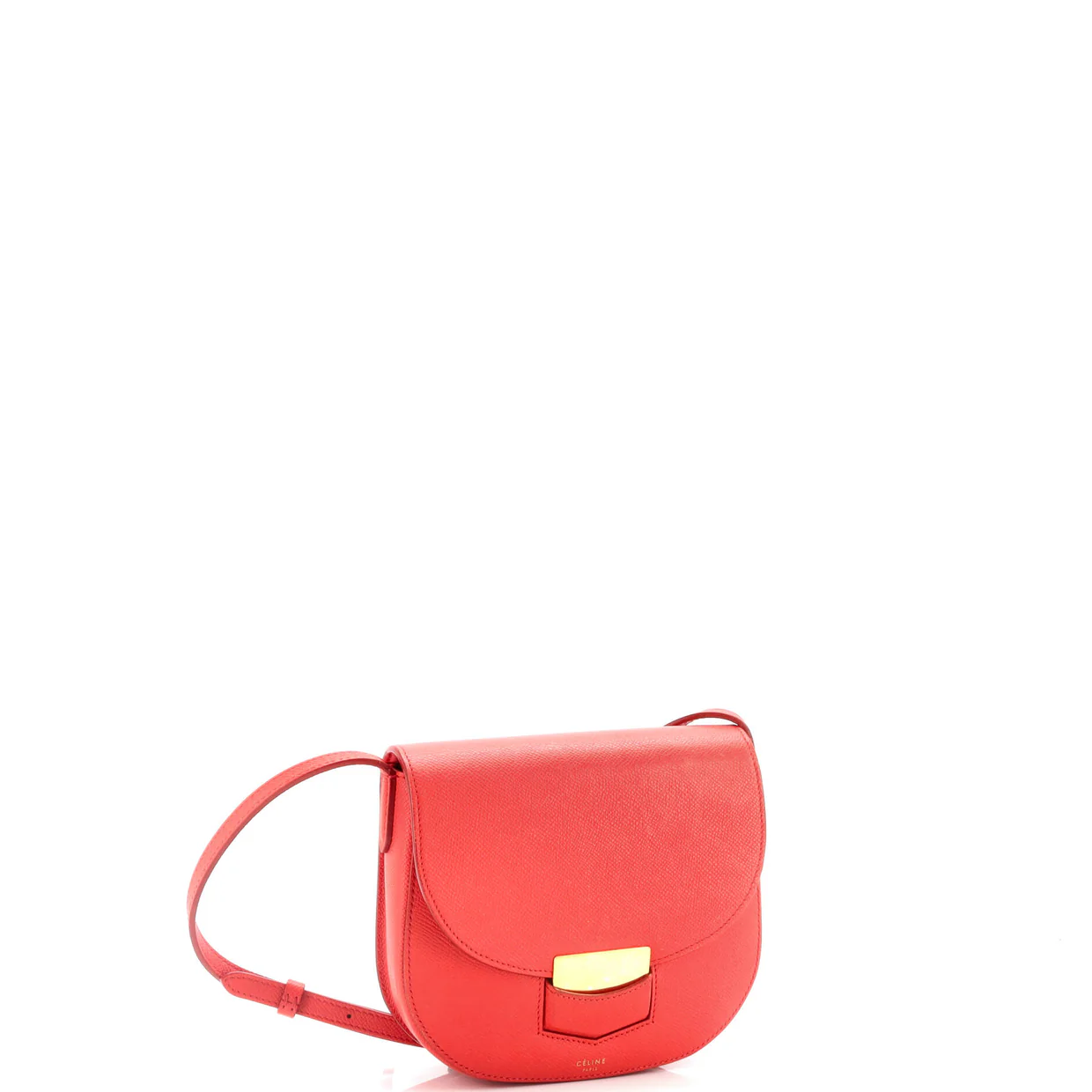 Trotteur Crossbody Bag Grainy Leather Small - Deep Luxury