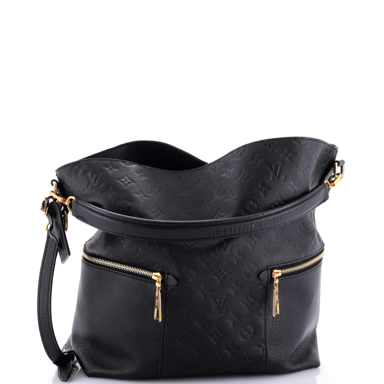 Melie Handbag Monogram Empreinte Leather - Deep Luxury