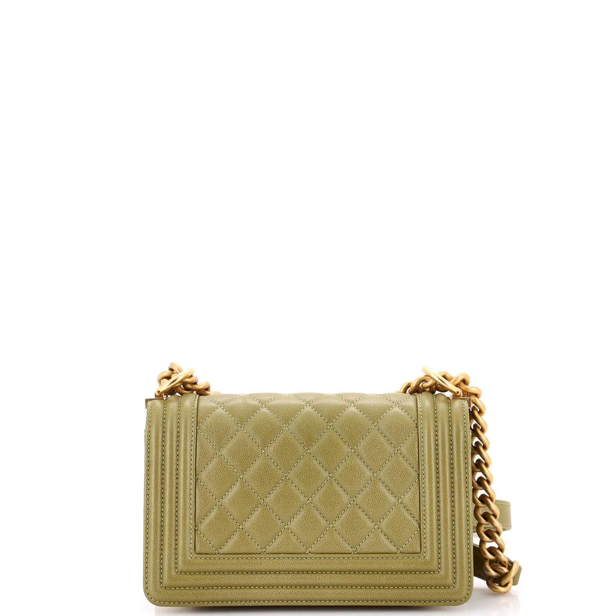 Boy Flap Bag Quilted Caviar Small - Deep Luxury