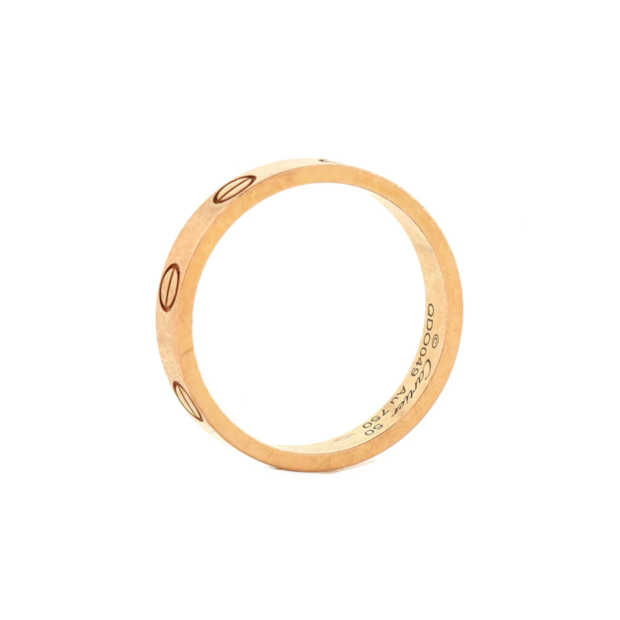 Love Wedding Band Ring 18K Rose Gold - Deep Luxury