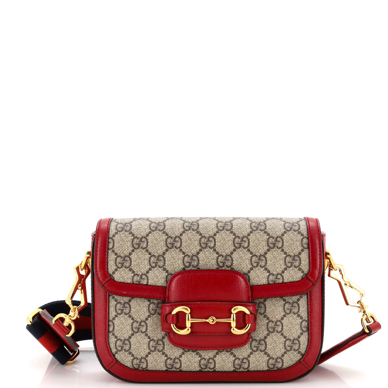 Horsebit 1955 Shoulder Bag GG Coated Canvas Mini - Deep Luxury