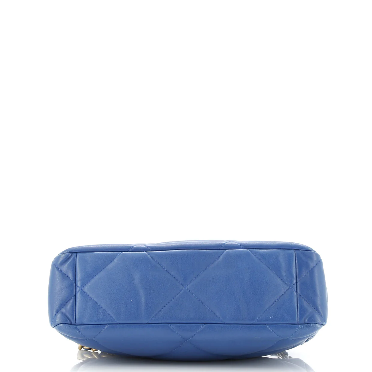 19 Flap Bag Quilted Leather Large - Deep Luxury