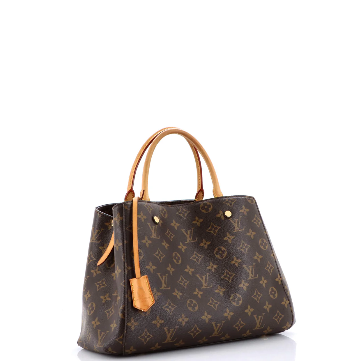 Montaigne Handbag Monogram Canvas MM - Deep Luxury