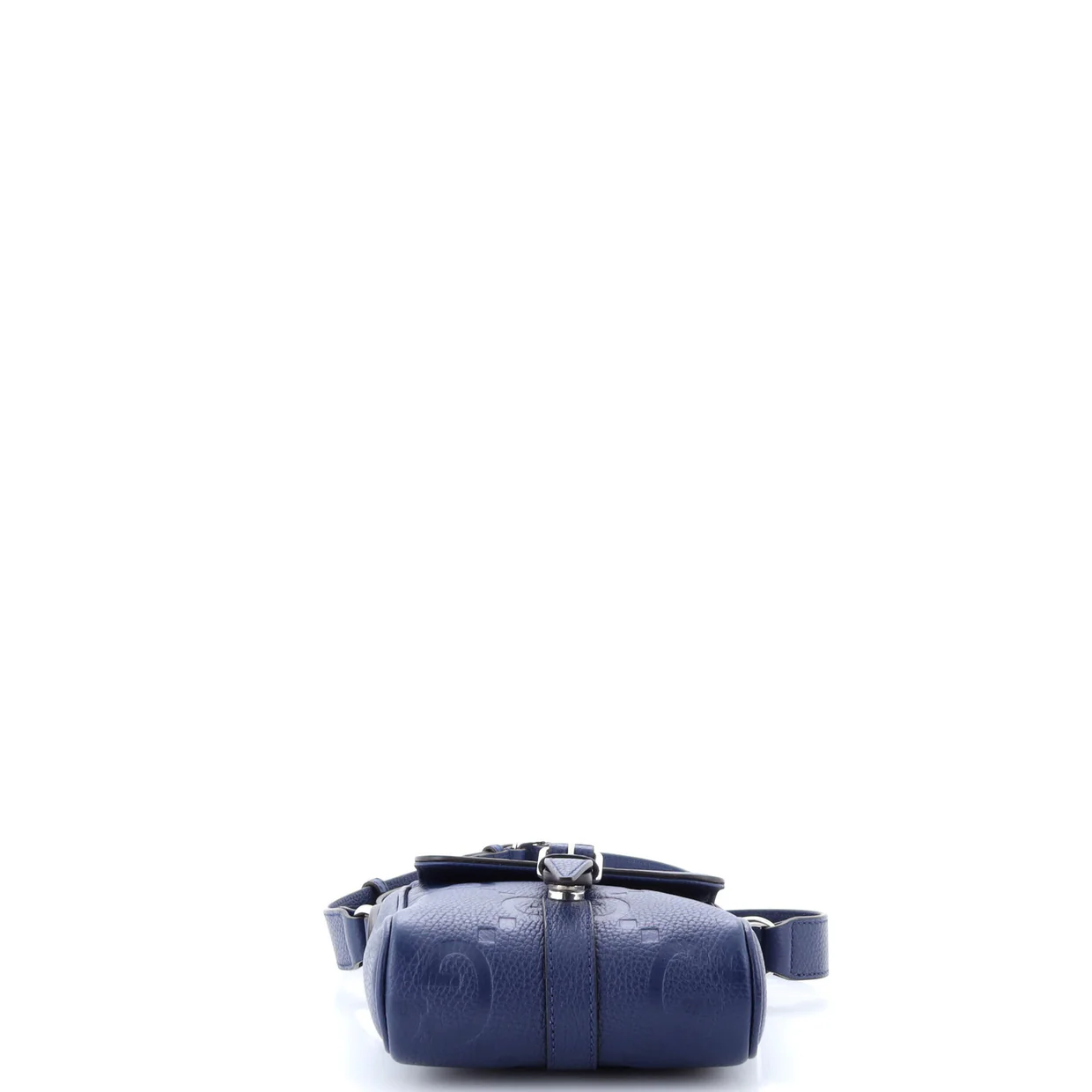 Messenger Bag Jumbo GG Embossed Leather Small - Deep Luxury