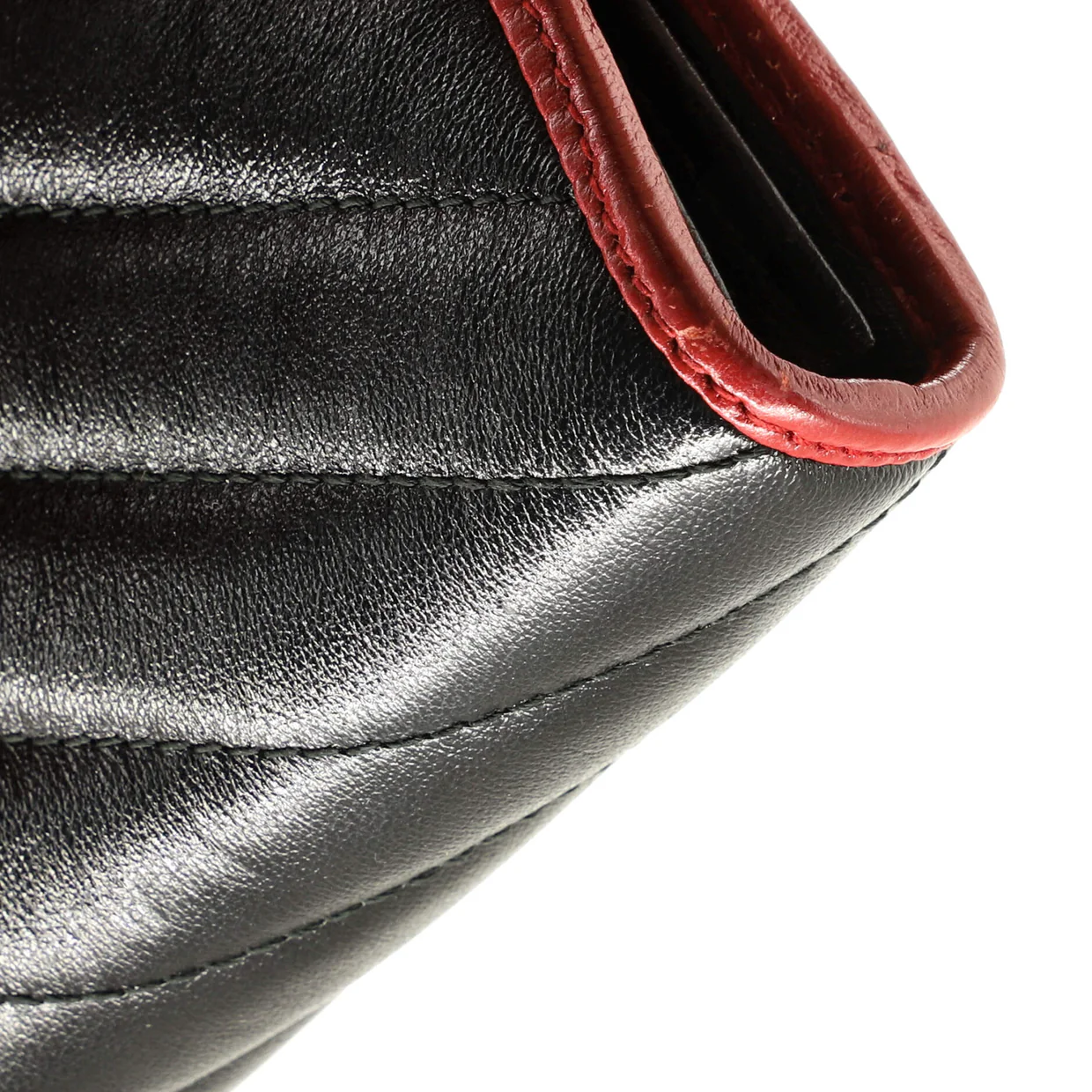 GG Marmont Chain Wallet Diagonal Quilted Leather Mini - Deep Luxury