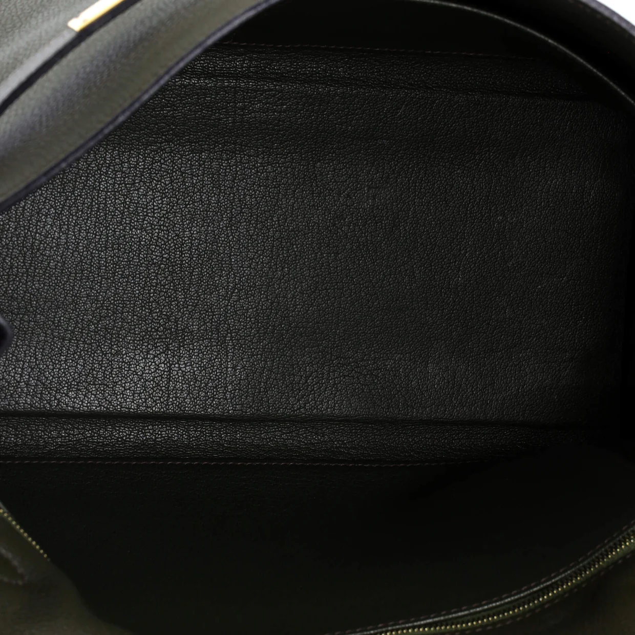 Kelly Handbag Vert Olive Togo with Gold Hardware 32 - Deep Luxury