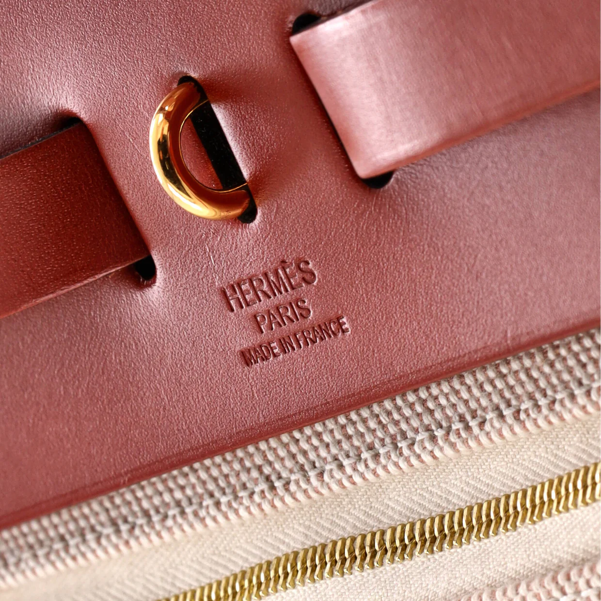 Herbag Zip Relief Brides de Gala Toile and Leather 31 - Deep Luxury