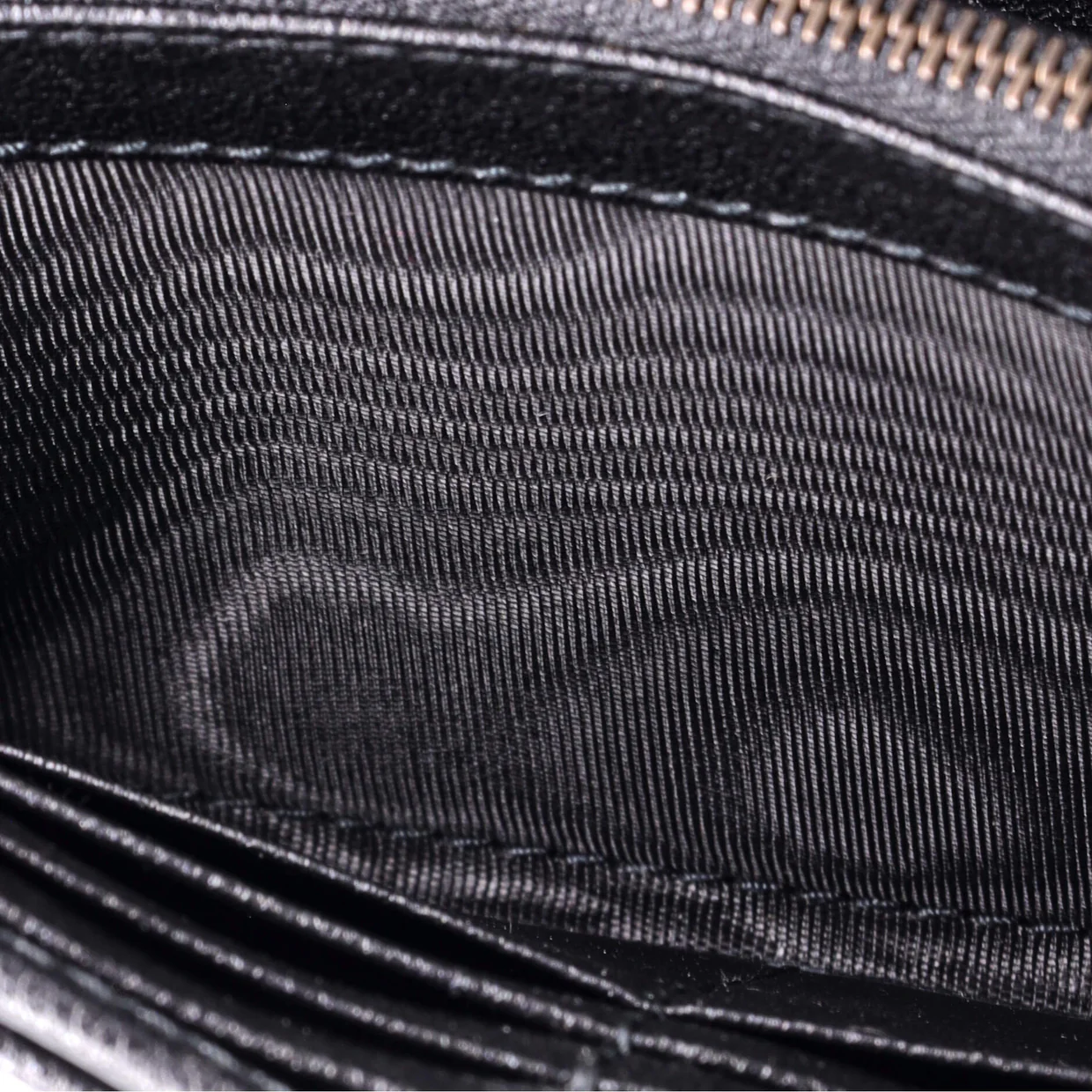 Diana Wallet on Chain Leather - Deep Luxury