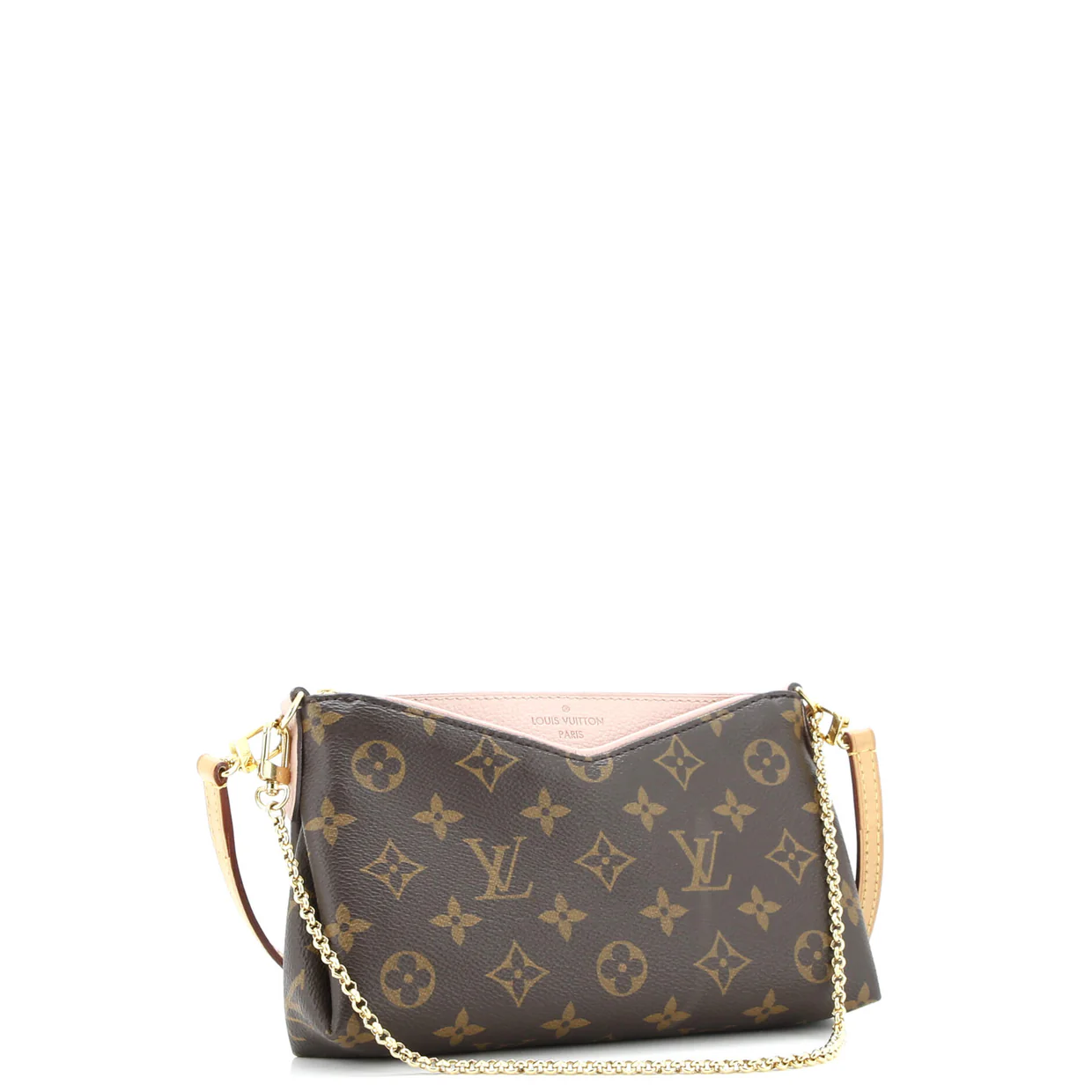 Pallas Clutch Monogram Canvas with Leather - Deep Luxury