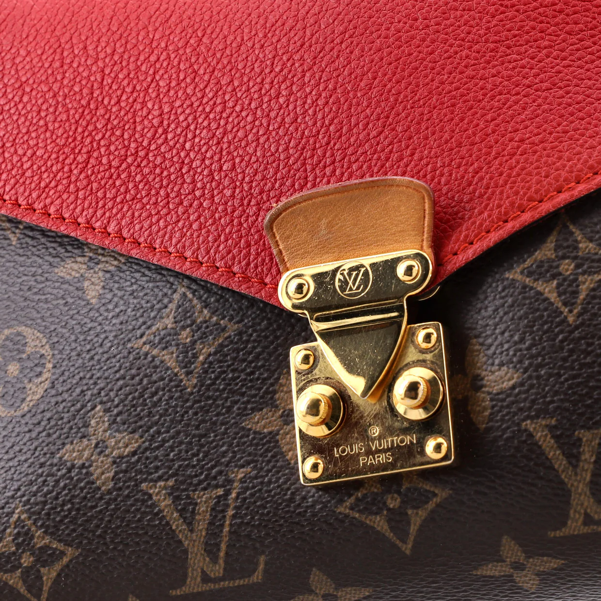 Pallas Chain Shoulder Bag Monogram Canvas and Calfskin - Deep Luxury