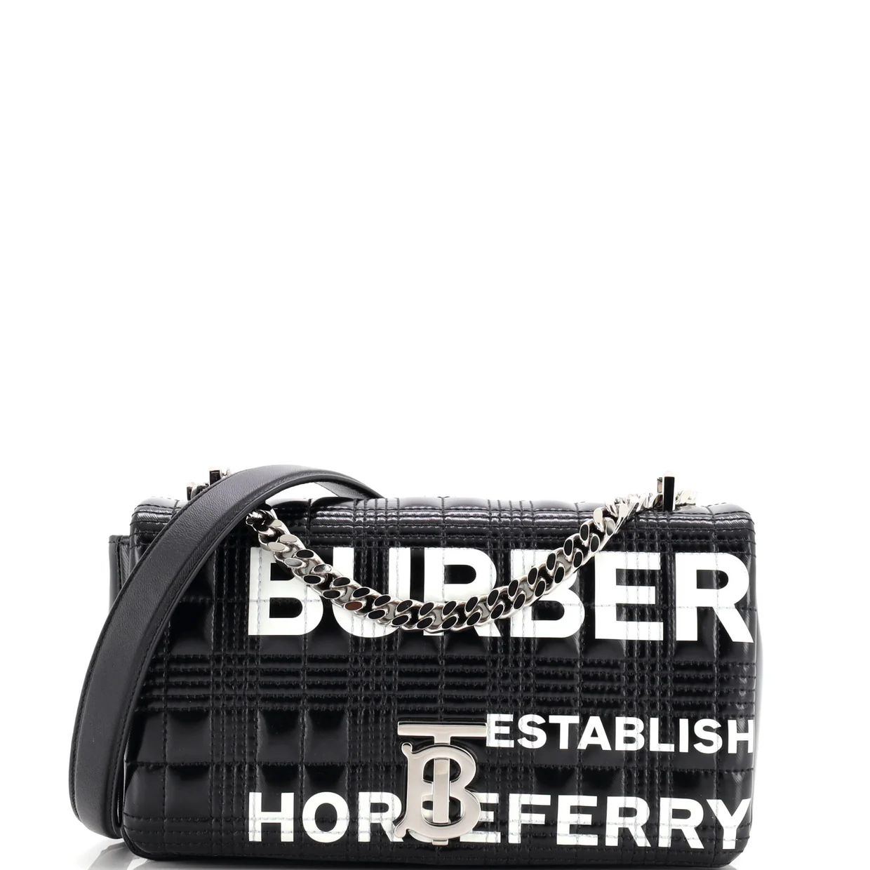 Lola Shoulder Bag Quilted Printed Coated Canvas Small - Deep Luxury