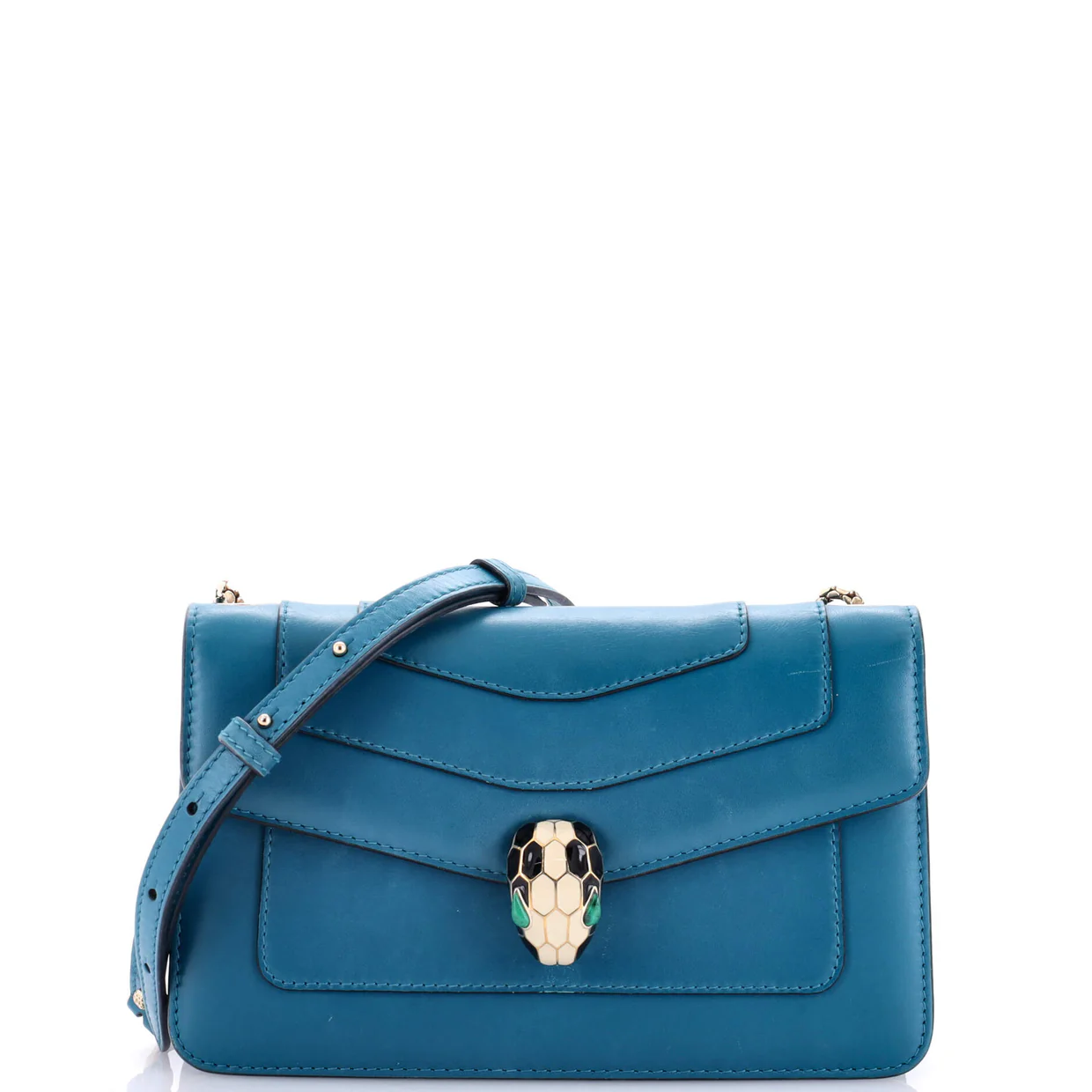 Serpenti Forever Shoulder Bag Leather Small - Deep Luxury