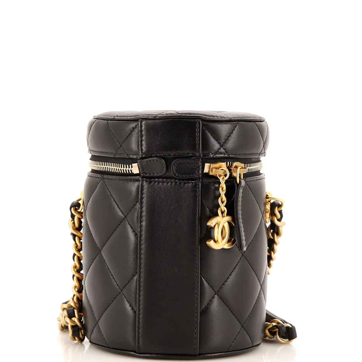 Side Note Vanity Case Quilted Lambskin Small - Deep Luxury