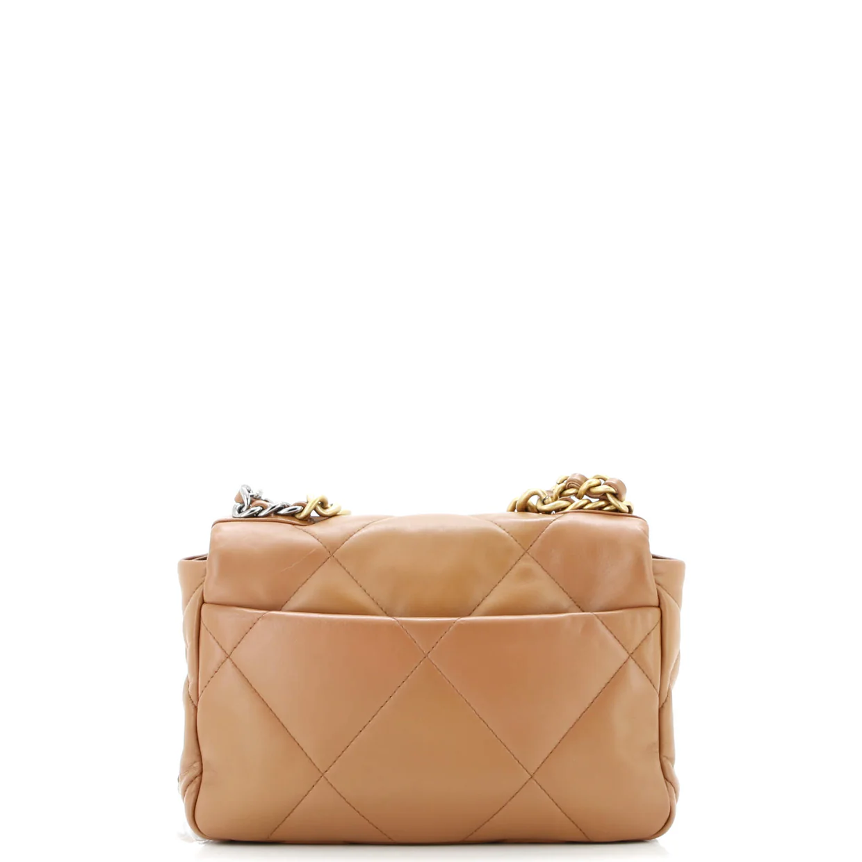 19 Flap Bag Quilted Leather Medium - Deep Luxury