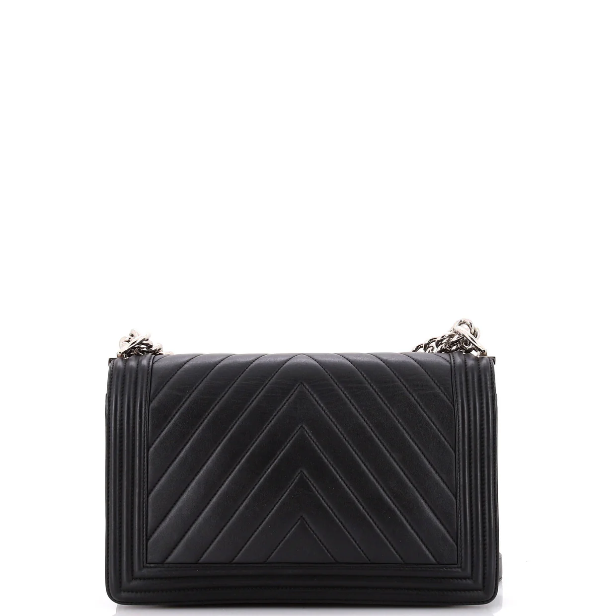 Boy Flap Bag Chevron Calfskin New Medium - Deep Luxury