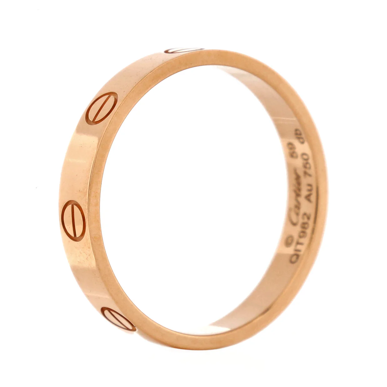 Love Wedding Band Ring 18K Rose Gold - Deep Luxury