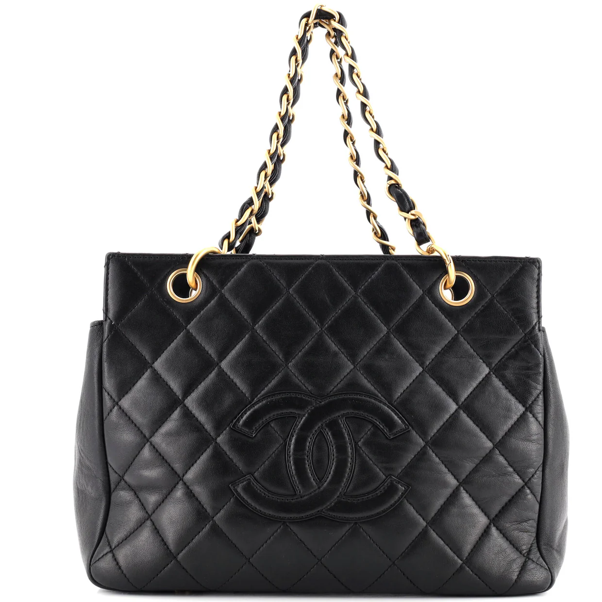 Petite Timeless Tote Quilted Calfskin - Deep Luxury