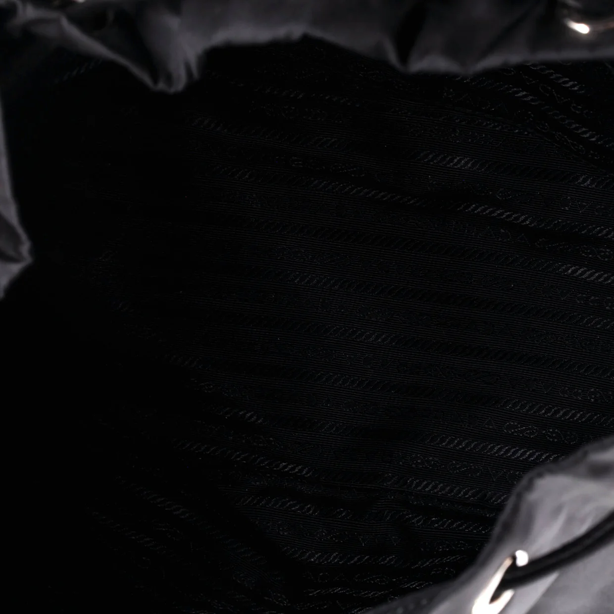Double Front Pocket Backpack Re-Nylon with Leather Medium - Deep Luxury