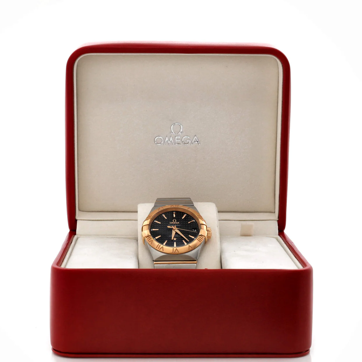 Constellation Co-Axial Chronometer Automatic Watch Stainless Steel with Rose Gold 38 - Deep Luxury