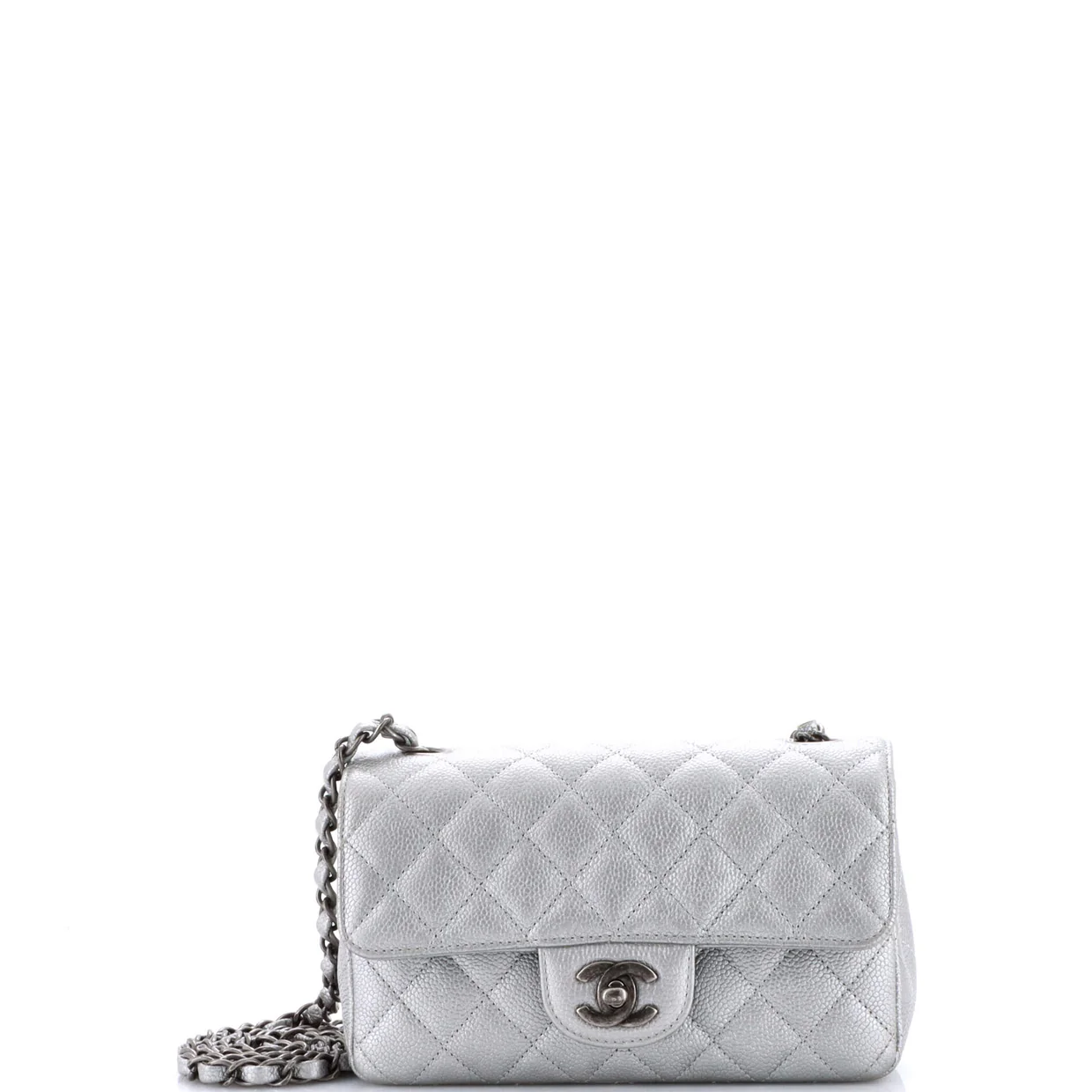 Classic Single Flap Bag Quilted Caviar Mini - Deep Luxury