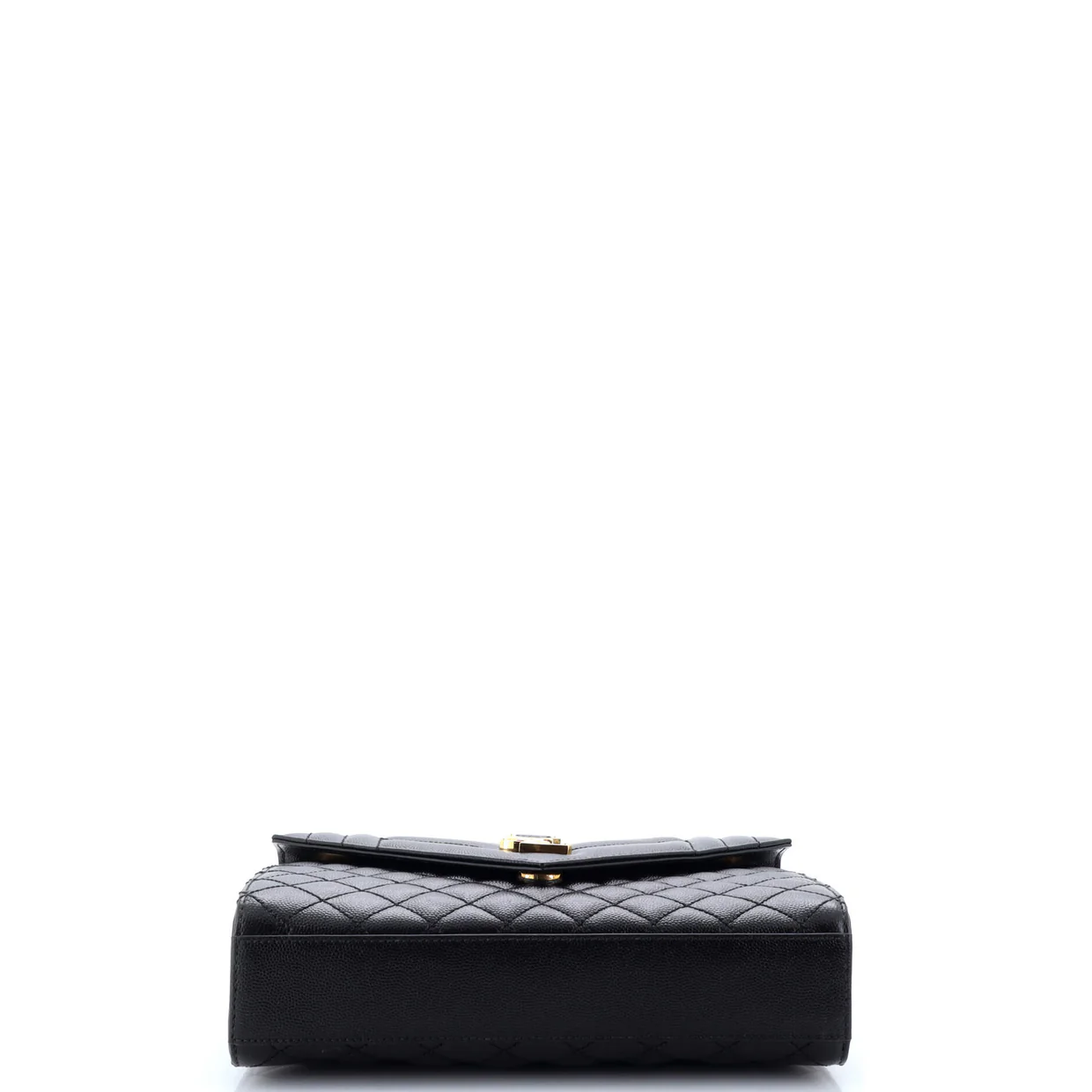 Classic Monogram Envelope Satchel Mixed Matelasse Leather Medium - Deep Luxury