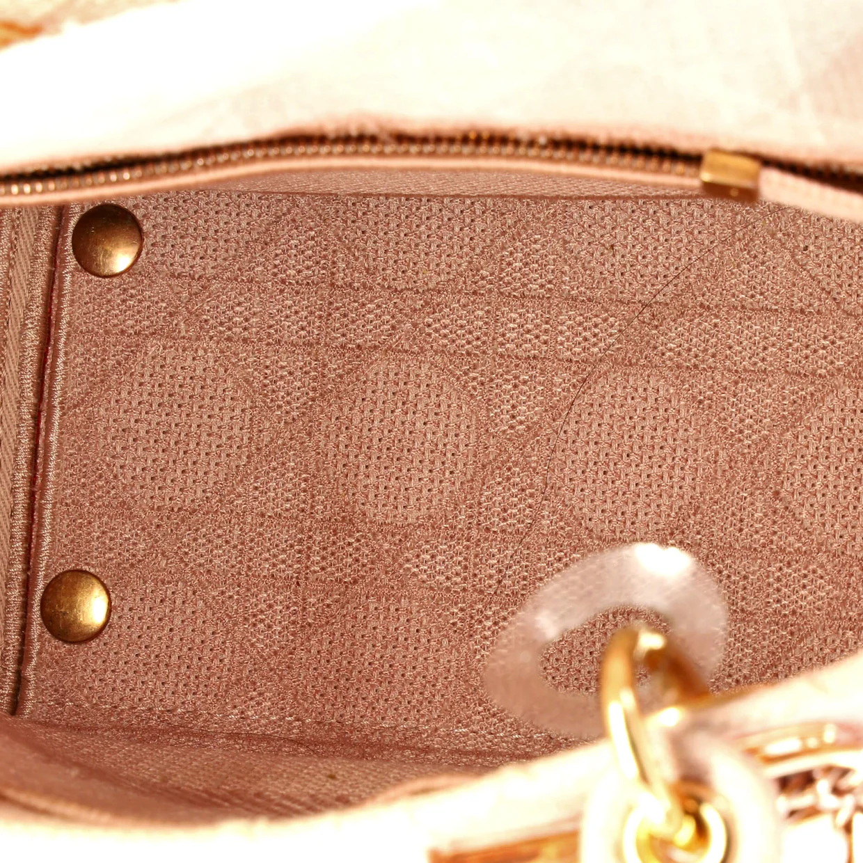 Lady D-Lite Bag Cannage Embroidered Canvas Medium - Deep Luxury