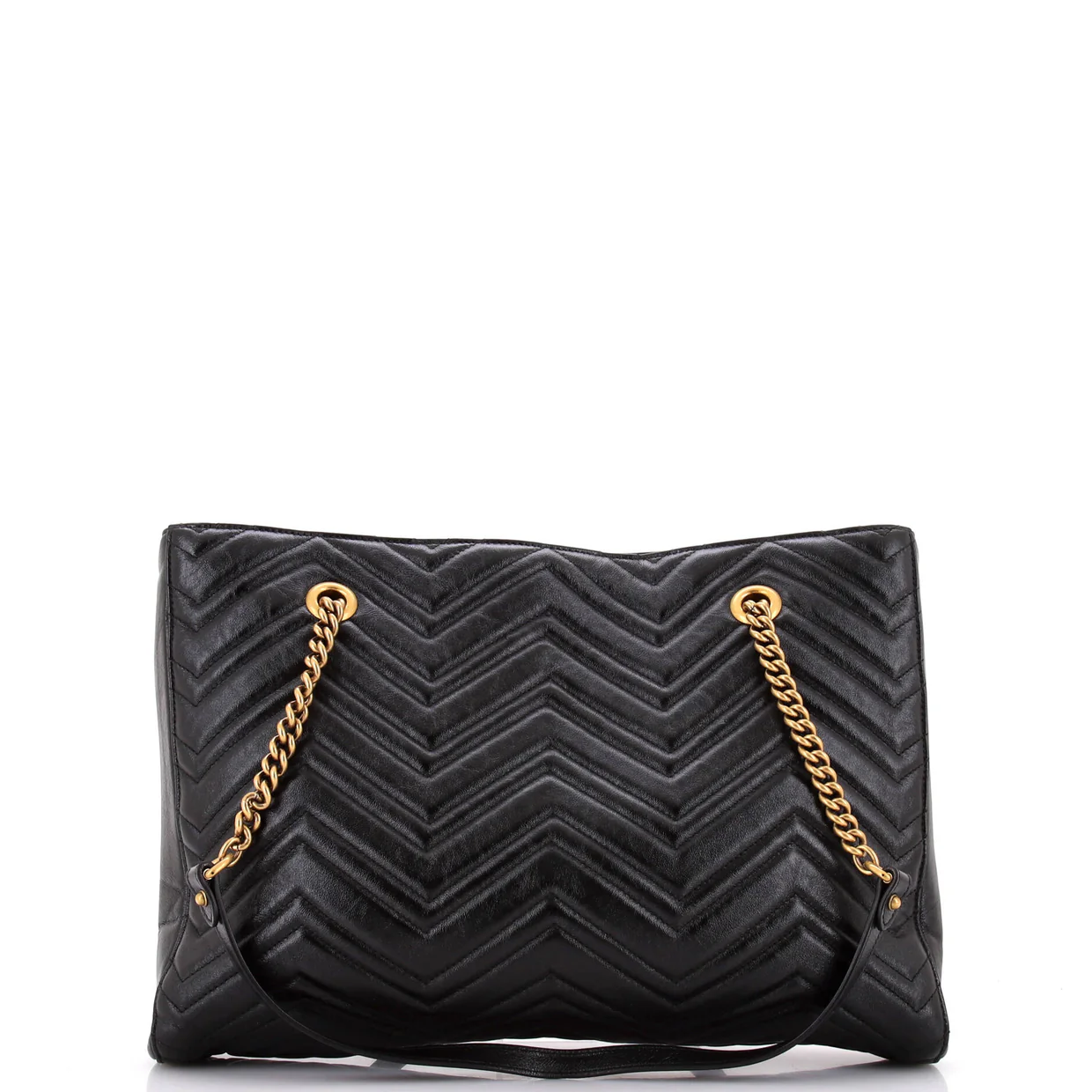 GG Marmont Zip Tote Matelasse Leather Medium - Deep Luxury