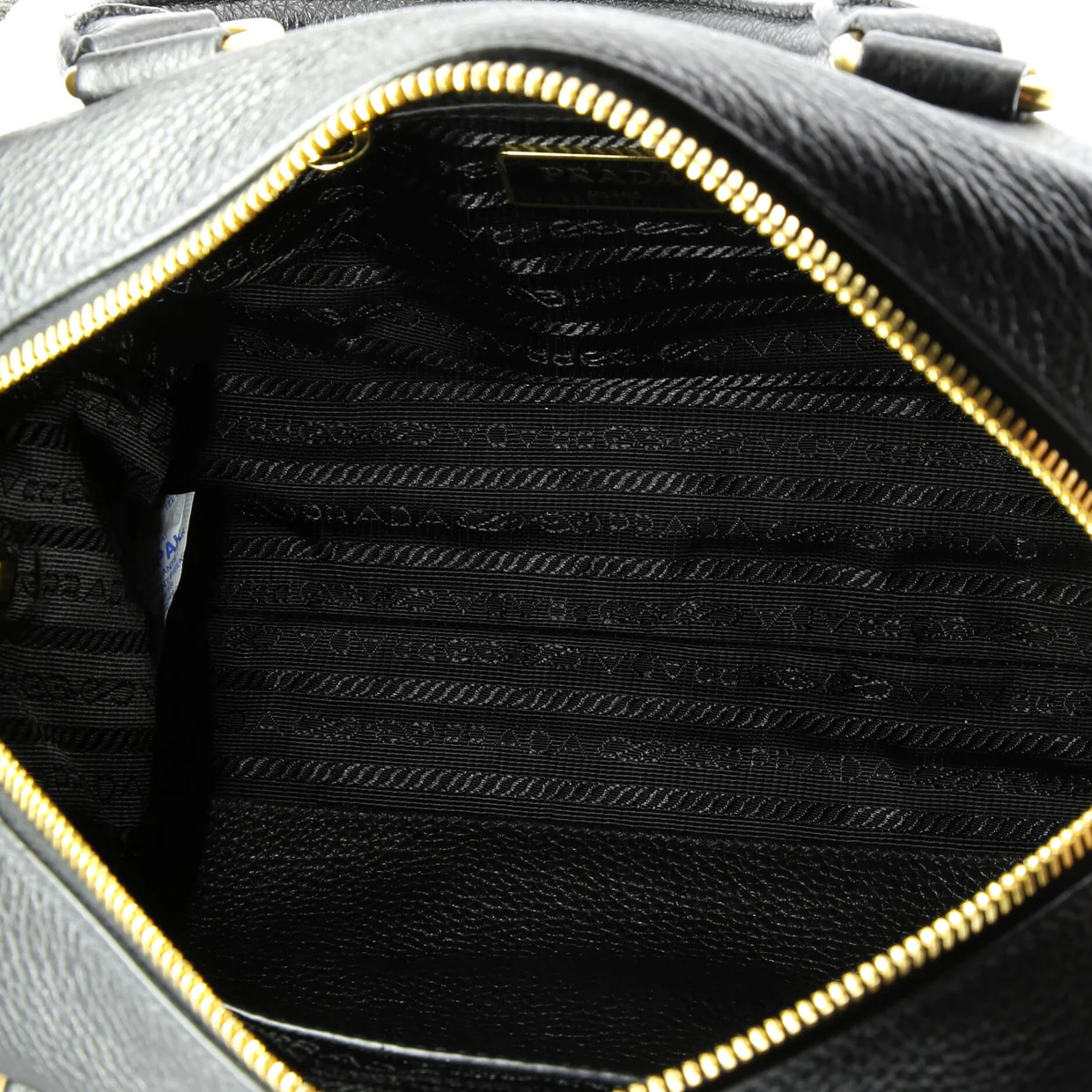 Striped Strap Convertible Bauletto Bag Vitello Phenix Small - Deep Luxury
