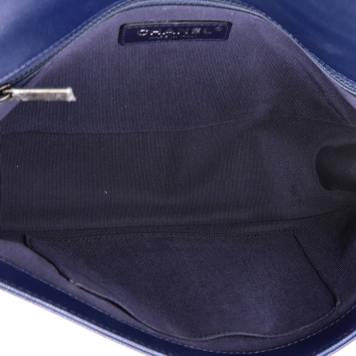 Boy Flap Bag Chevron Caviar New Medium - Deep Luxury