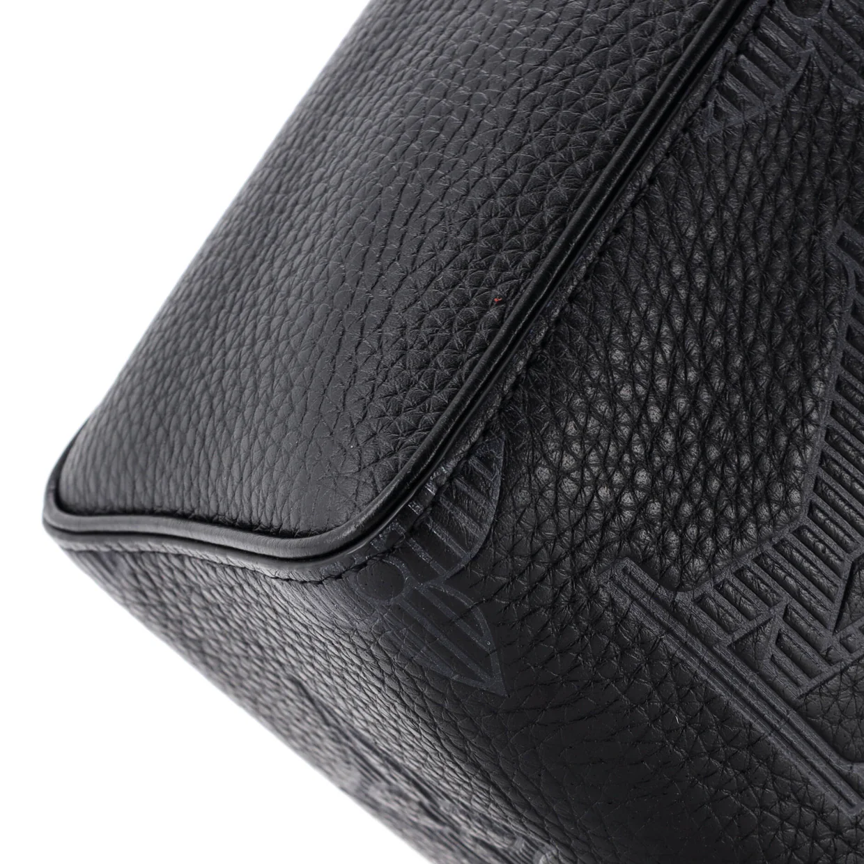 Wash Pouch Monogram Shadow Giant Taurillon Leather - Deep Luxury