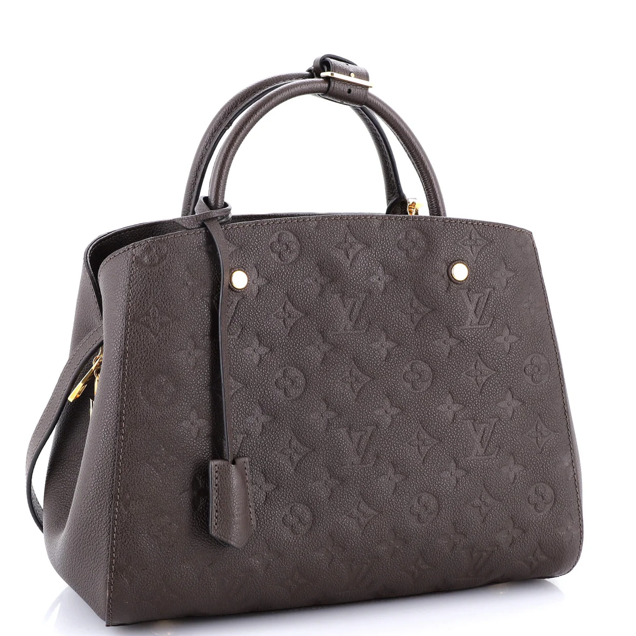 Montaigne Handbag Monogram Empreinte Leather MM - Deep Luxury