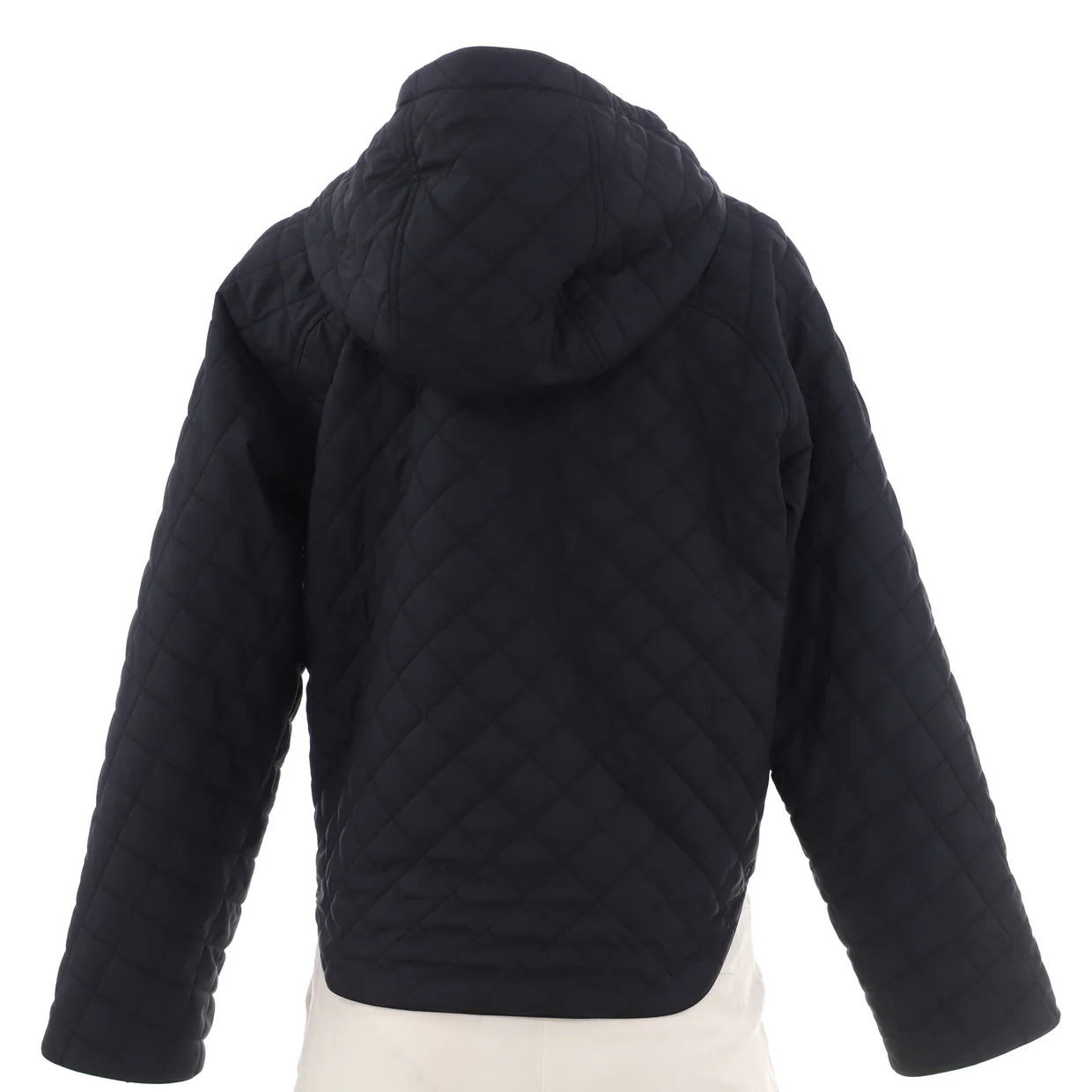 Women's Two Pocket Hooded Jacket Quilted Polyester - Deep Luxury