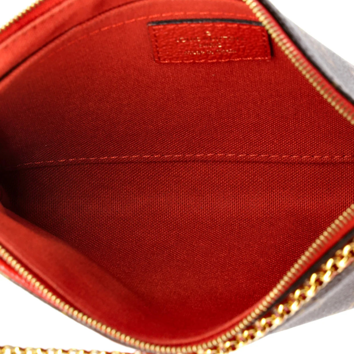 Pallas Clutch Monogram Canvas with Leather - Deep Luxury