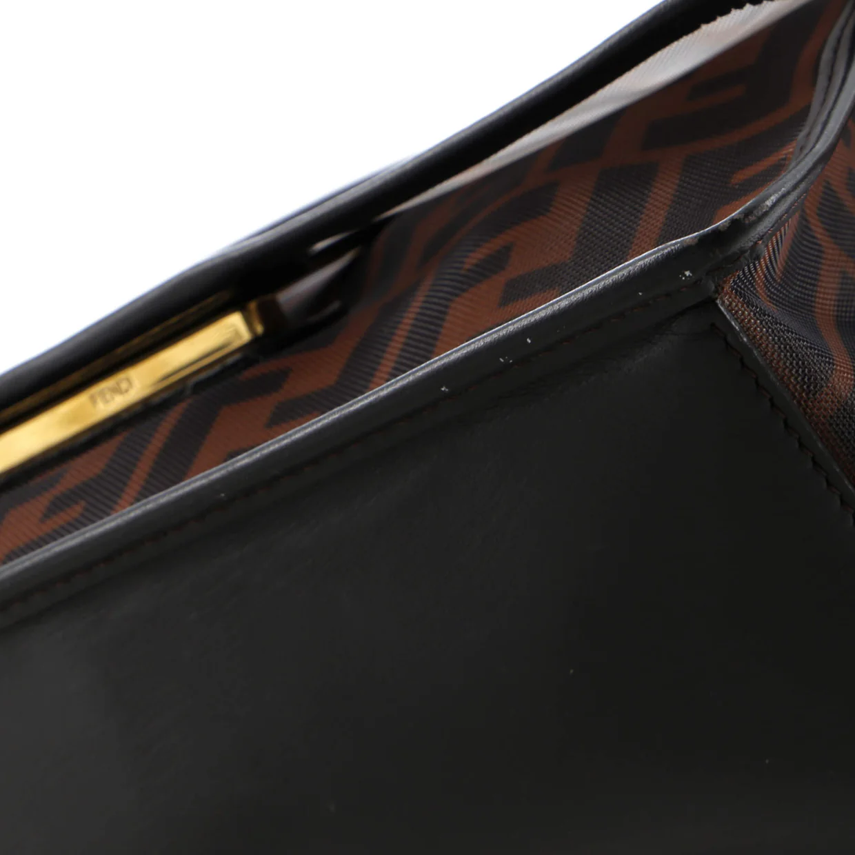 Kan I F Shoulder Bag Zucca Mesh Medium - Deep Luxury