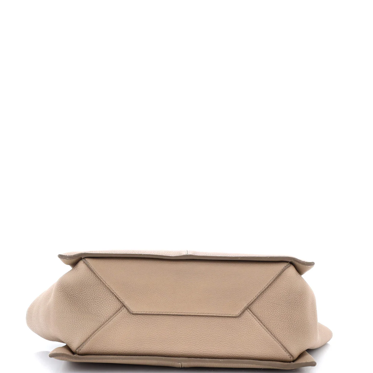 Tri-Fold Shoulder Bag Grained Calfskin Small - Deep Luxury