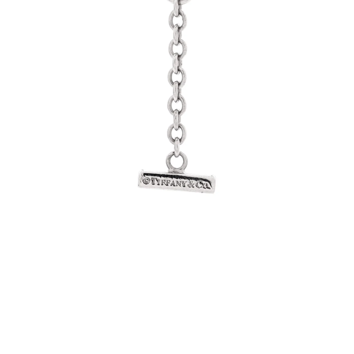 T Smile Chain Bracelet 18K White Gold with Diamonds Medium - Deep Luxury