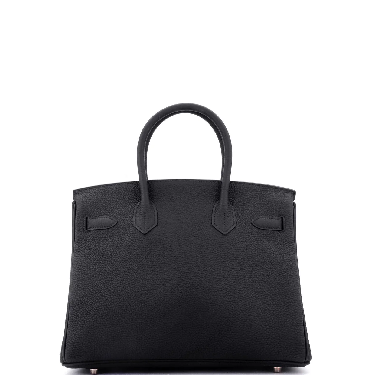Birkin Handbag Noir Togo with Rose Gold Hardware 30 - Deep Luxury