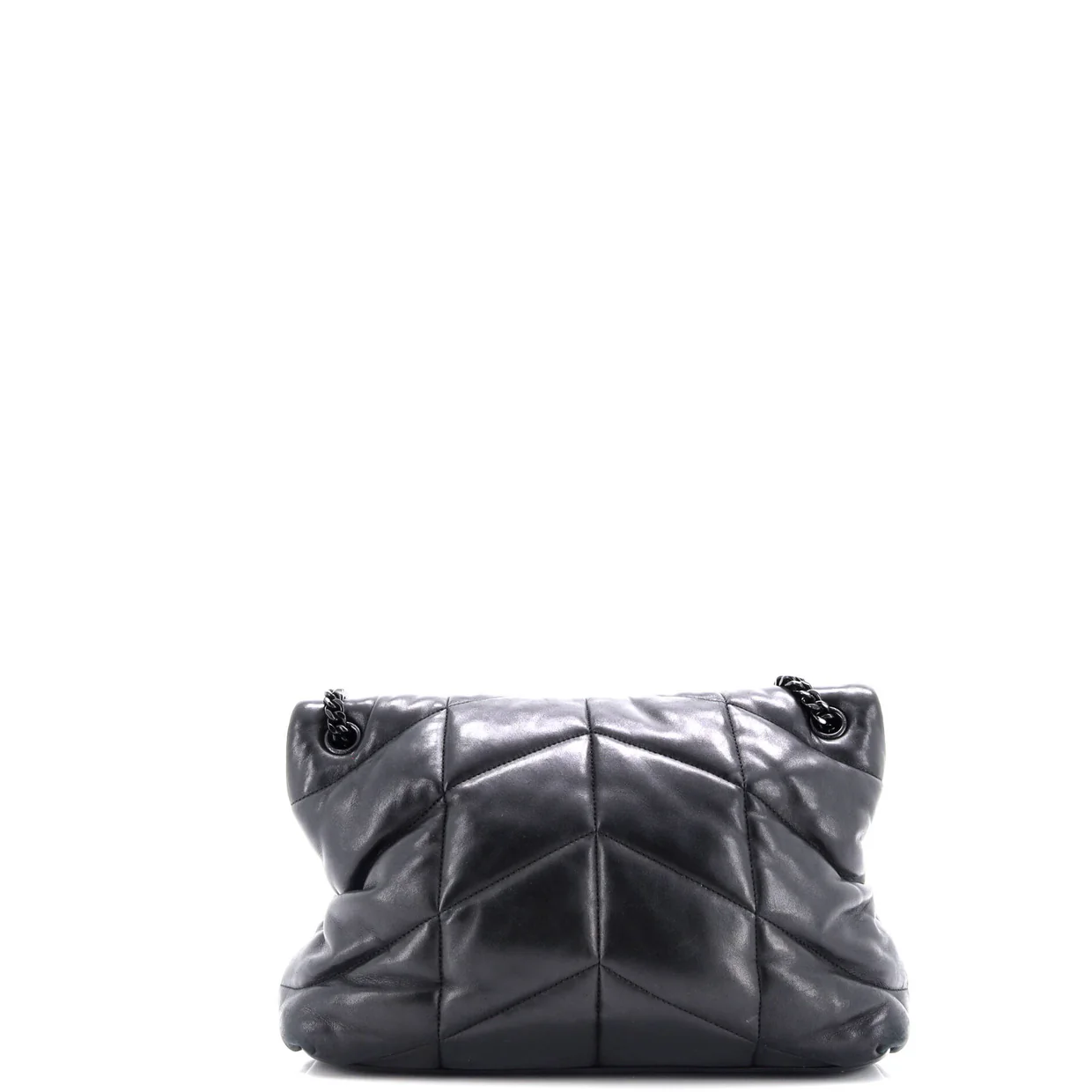 Loulou Puffer Shoulder Bag Quilted Leather Medium - Deep Luxury