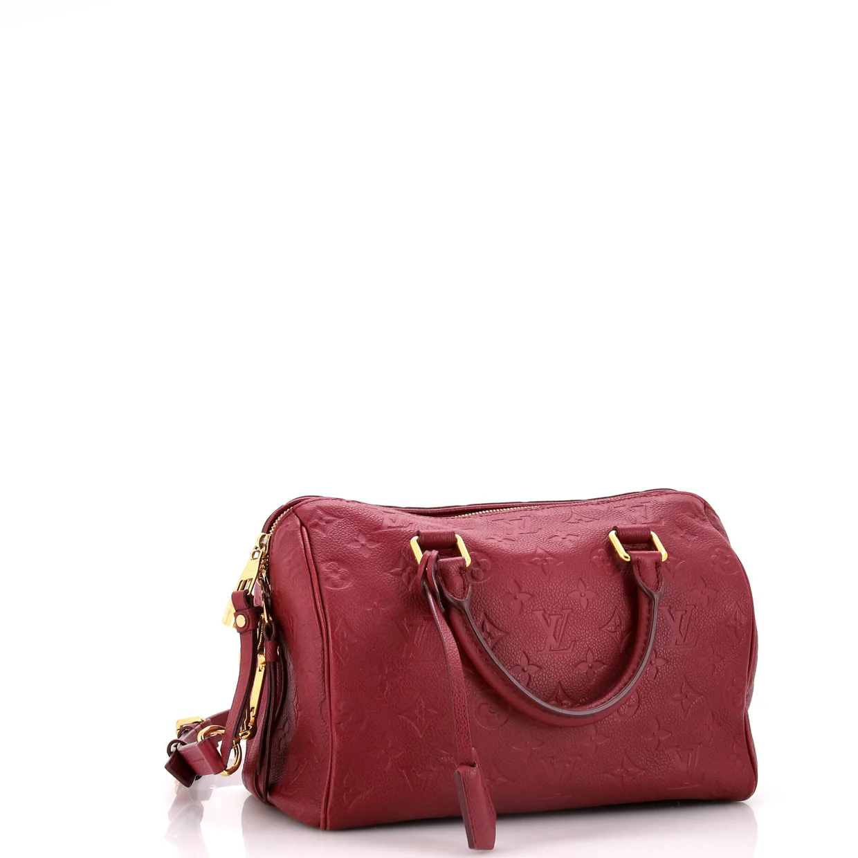 Speedy Bandouliere Bag Monogram Empreinte Leather 25 - Deep Luxury