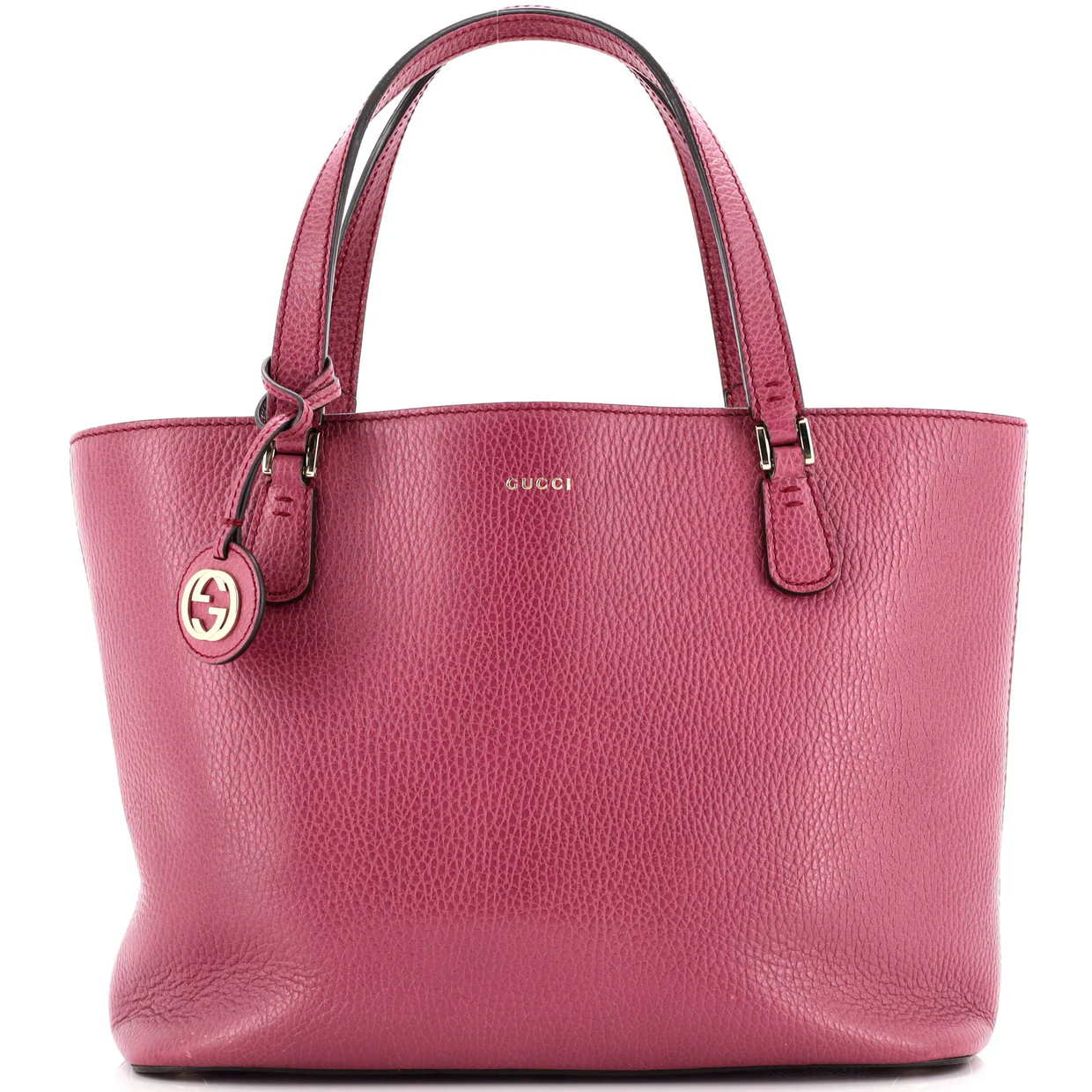 Lady Dollar Shopping Tote Leather Small - Deep Luxury