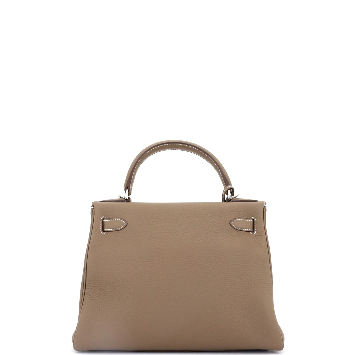 Kelly Handbag Grey Togo with Palladium Hardware 28 - Deep Luxury