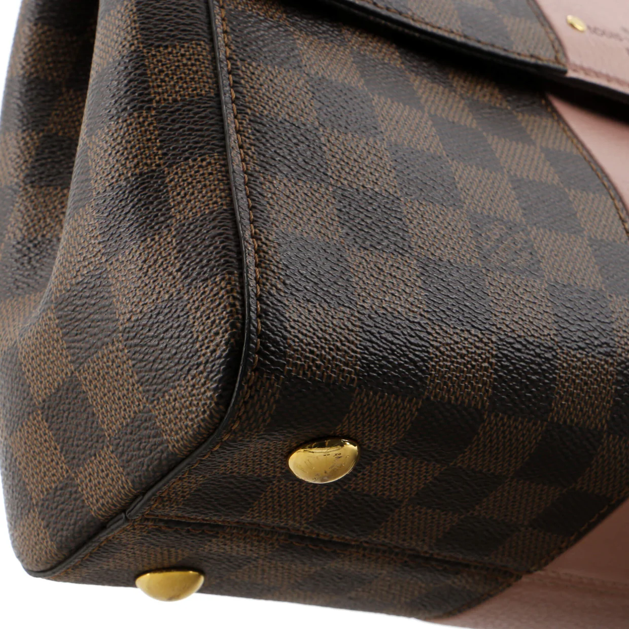 Bond Street Handbag Damier with Leather MM - Deep Luxury