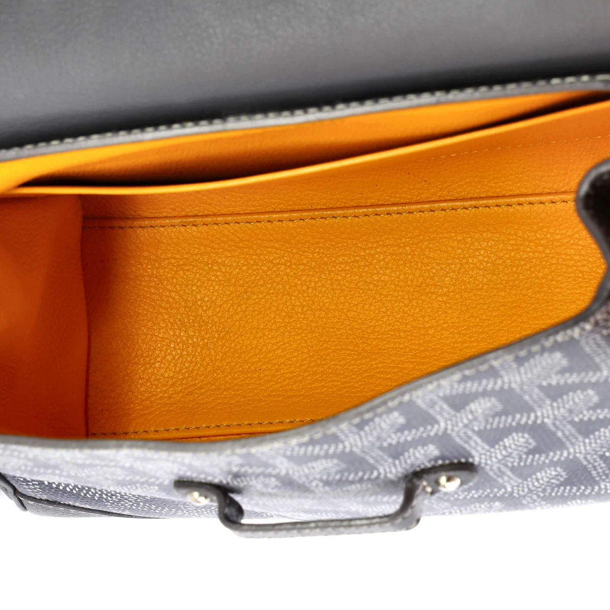 Saigon Top Handle Bag Coated Canvas with Leather Mini - Deep Luxury