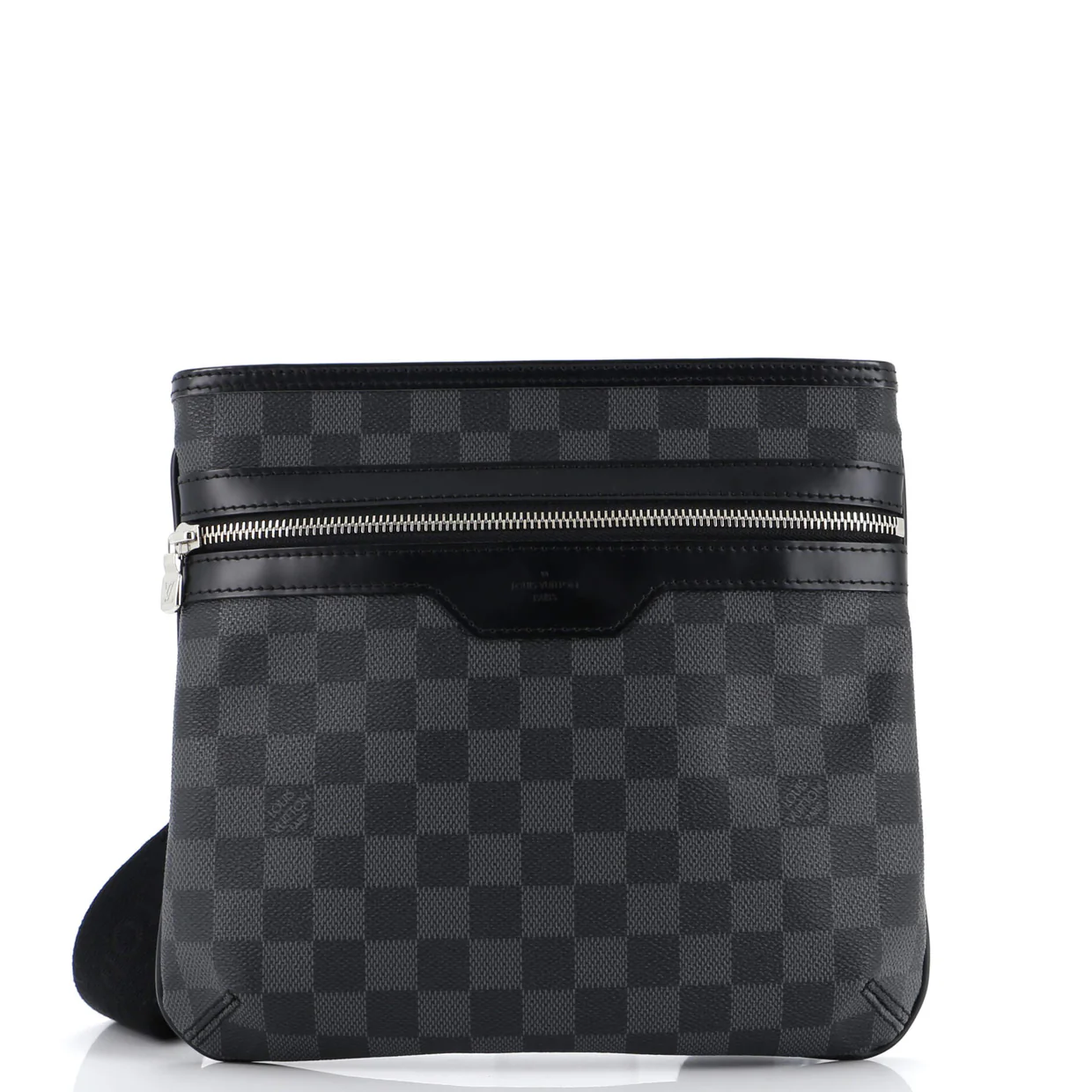 Thomas Handbag Damier Graphite - Deep Luxury